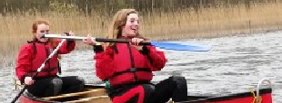 Canoeing on The Lake District lakes is great fun but so is learning how to steer your canoe.  Canoes are usually paddled in pairs so canoeing help people get to know each other and develop communication and team work skills.